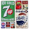 Vintage Metal Tin Signs Decor Retro Plaque Drinks Art Wall Posters for Kitchen Bar Pub Club Man Cave
