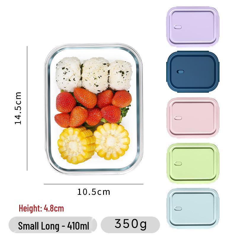 Microwave-Safe Glass Lunch Bento Box for Fresh Storage
