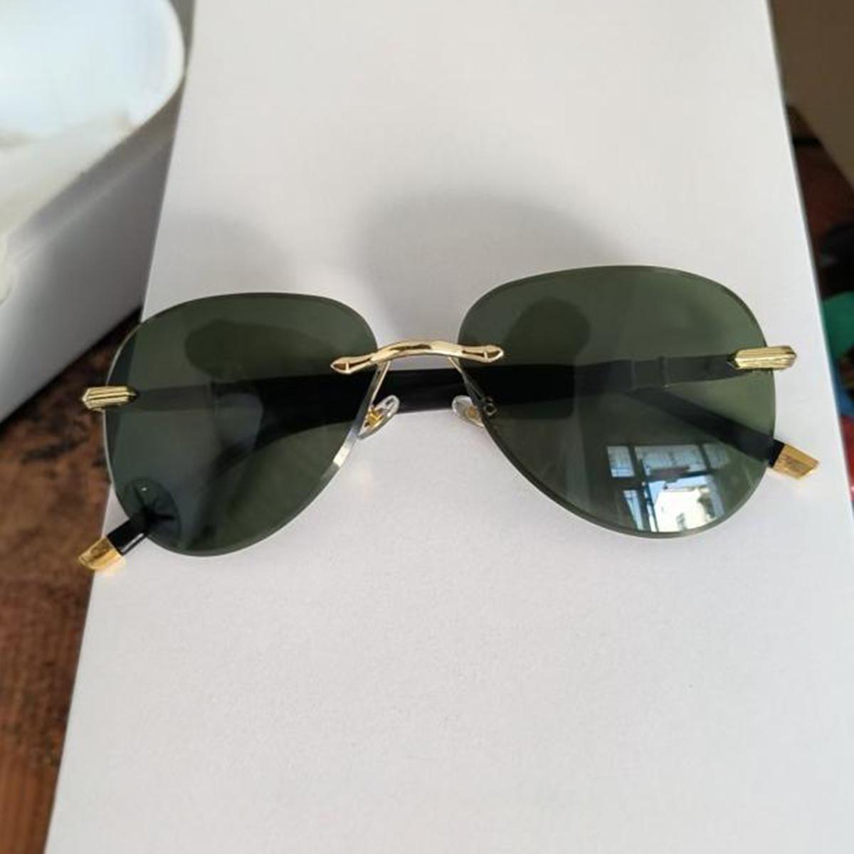 Солнцезащитные очки Explosions Trimmed без оправы Trend Мужские солнцезащитные очки — фото 5