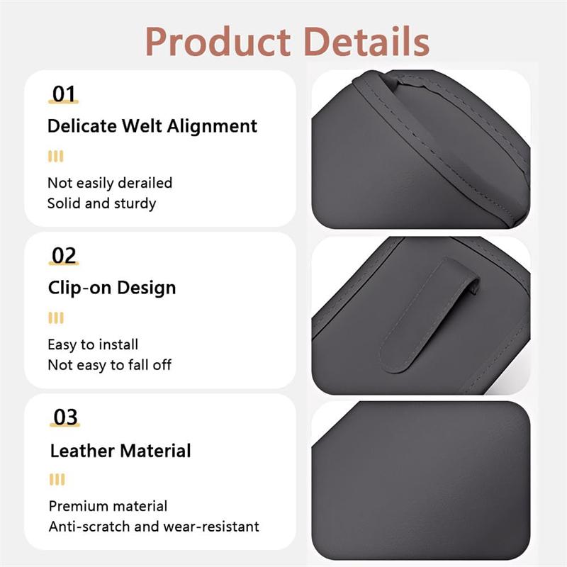 PU Leather Car Door Cup Holder Auto Drink Rack Storage Bin Organizer For Car Interior Back Seat Accessories Black Gray