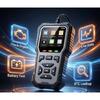Handheld Car Diagnostic Tool V539 with Engine Fault Review, Battery Check and Visual Menu for Home Vehicle Care and Garage Use Daily