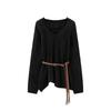 Sweater for Women Summer Openwork Knit Sweater Solid Color Sun Protection Cover-Up Tops
