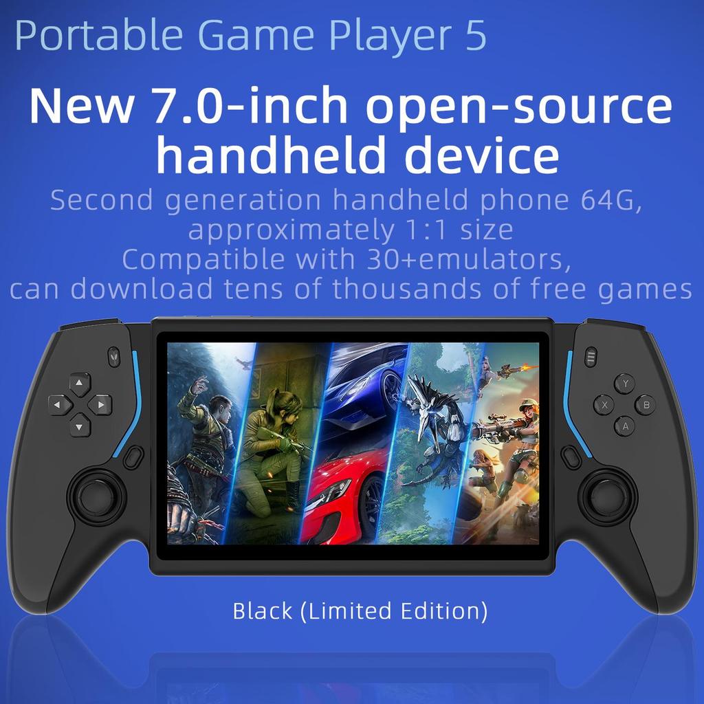 PS5 Handheld Open-source Game Console, High-definition Arcade, Supports Two Player Battles and Dual Controller Consoles