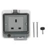 IP67 Waterproof UK Standard Flameproof 250V 13A Electrical Outlet No Deformation PC Outdoor Indoor/Outdoor