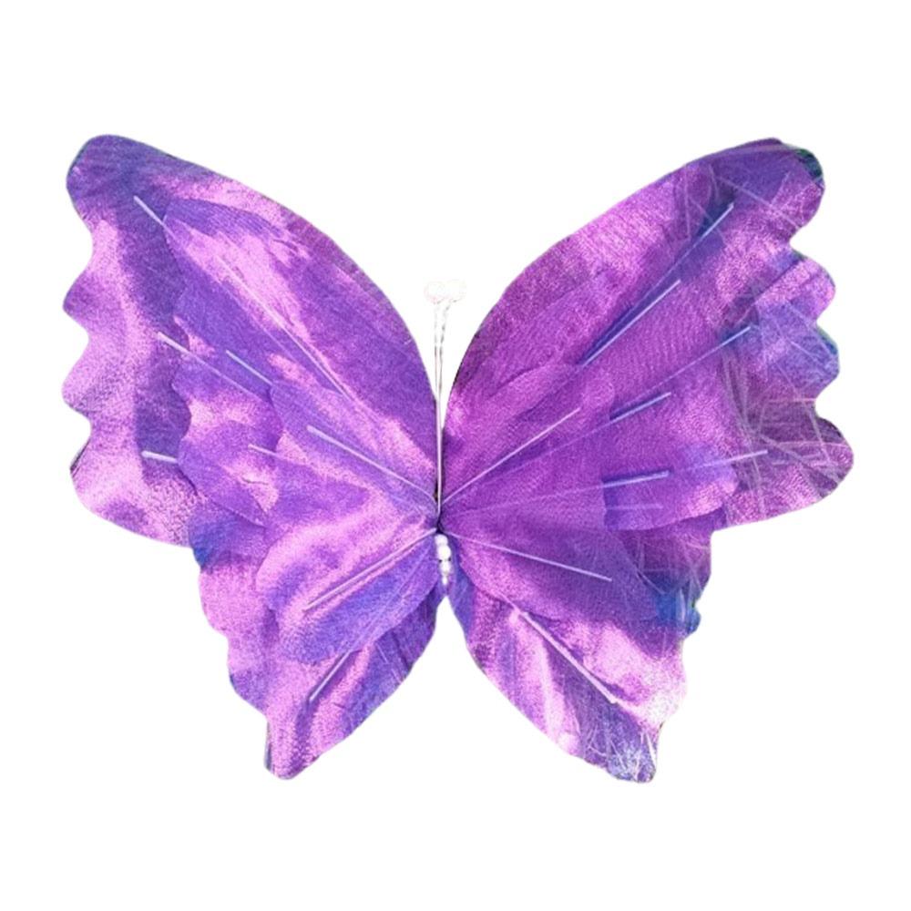 50cm Big 3D Butterfly Hollow Design Real Yarn Mesh Wedding Decoration Artificial Material Large Size Simulation Butterfly