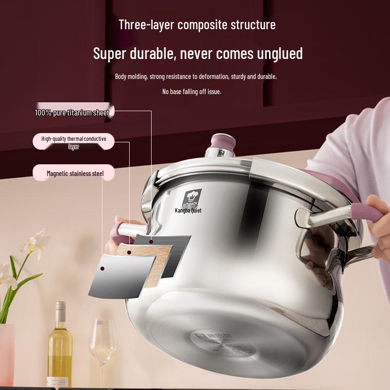 Kobach True Titanium Series Pressure Cooker 22cm