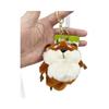 Fox Plush Sesame Pendant Keychain Doll Bag Hanging Decoration Cute Comfortable