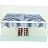 Tenda da Casa delle Bambole 1/12 Modello Tenda Simulazione Casa delle Bambole Balcone Esterno Tenda da Sole Scena Decorazione Giocattoli Gioco di Finzione per Bambini