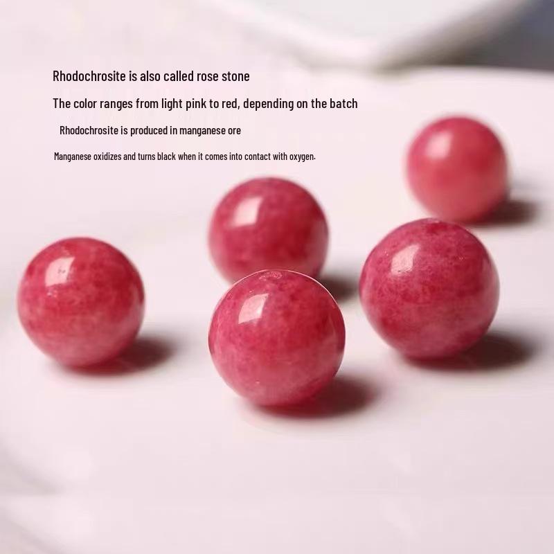 American Rose Quartz Round Beads for DIY Star Moon Bodhi Bracelets and Accessories