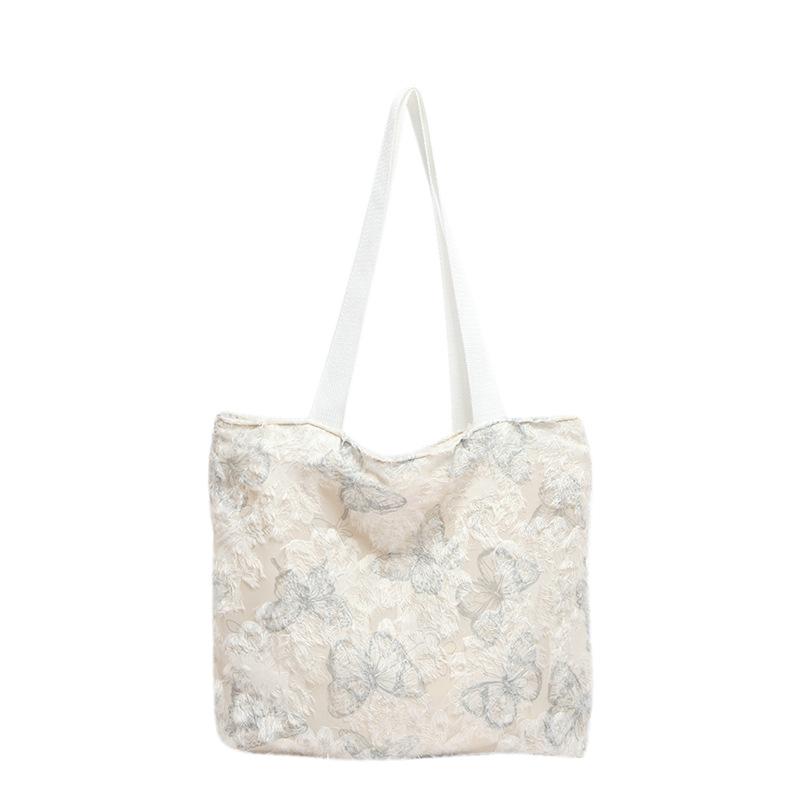 Women'S Bag Summer Butterfly Shoulder Bag Large Capacity Make-Up Lesson Storage Bag Going Out Commuting Armpit Bag