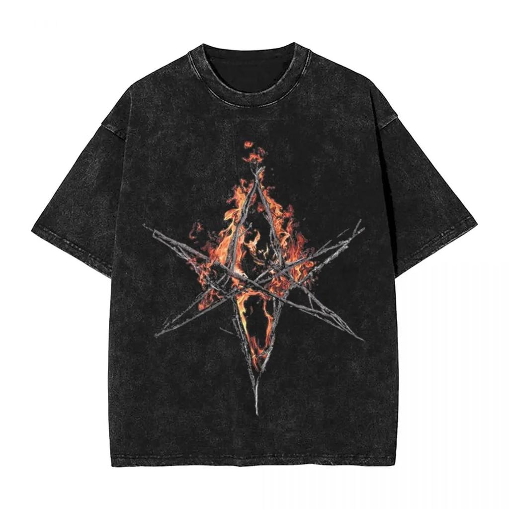 Bring Me The Horizons T-Shirt Rock Music Harajuku T Shirts Short Sleeve Streetwear Tshirt Summer Men Women Washed Oversized Tees