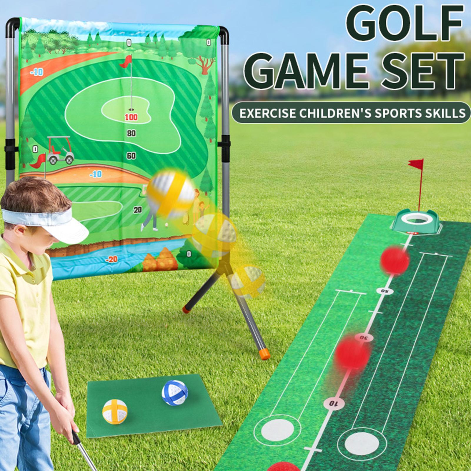 Golf Chipping Game Set Portable Parent-Child Interactive Training Aid Golf Training Kits For Men Women Girls Youth Teens China Mainland
