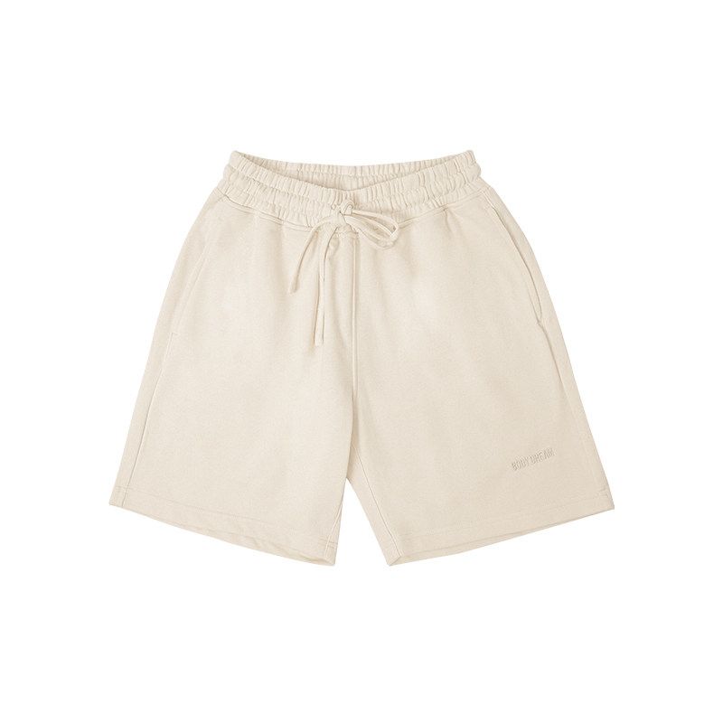 

Bodydream Three-Dimensional Mercerized Embroidered Five-Point Shorts Men s Summer Pants Casual Sweatpants Knitted Sports Shorts