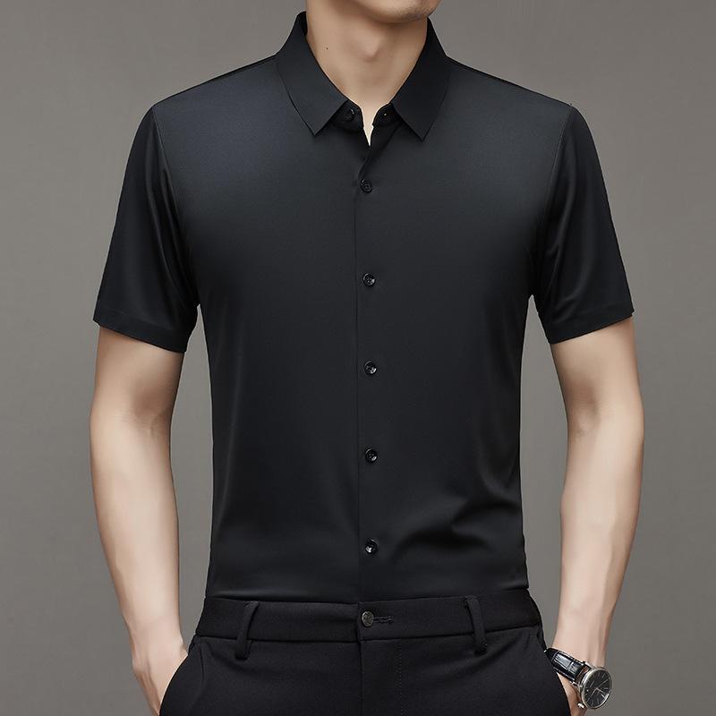 Men's Short Sleeve Shirt Summer Business Casual