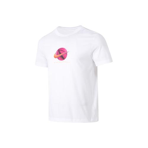 

Nike Brand Logo Men s White Breathable Crew Neck Short-Sleeve T-Shirt EU L білий