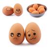 Bouncing Ball Egg Emotion Ball Pet Ball Chew Toys Egg Shape Dog Cat Puppy Molar Toy Funny Decompression Toys Random