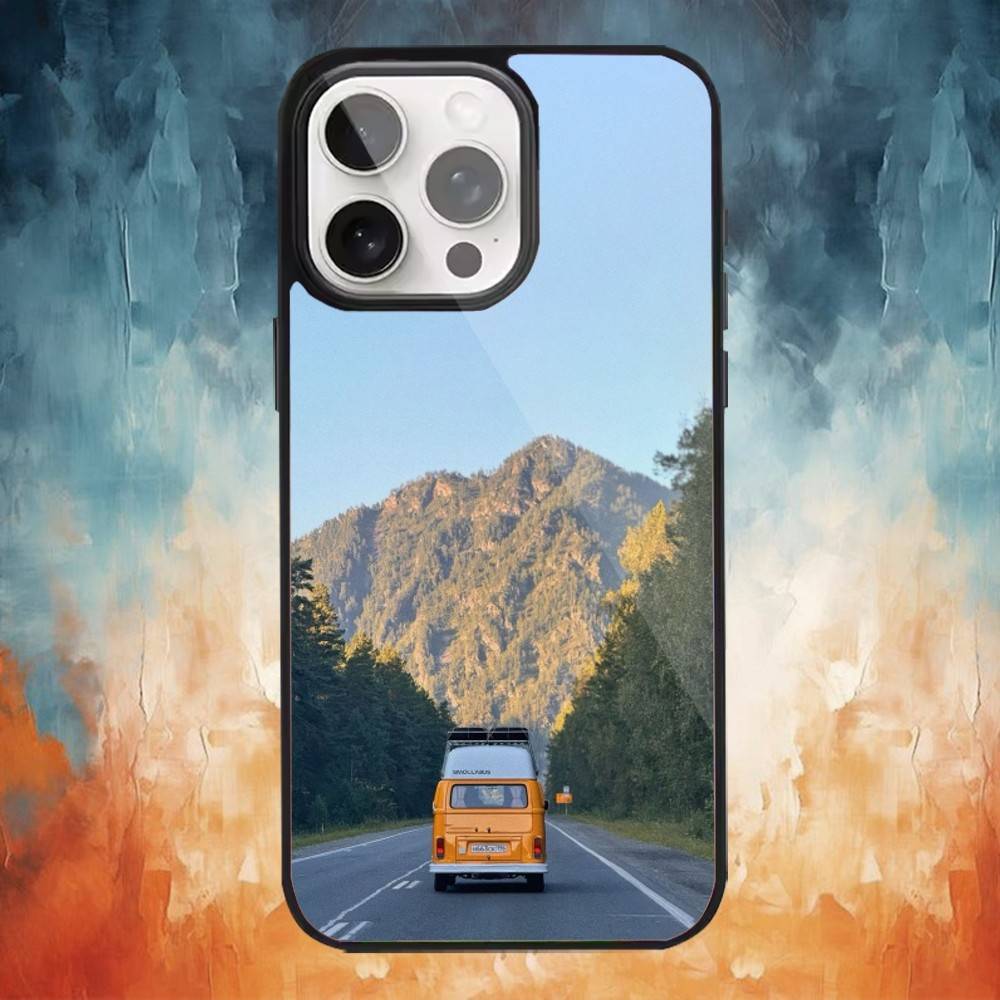 Combi Van Car Outdoor Camping Phone Case For iPhone17,16,15,14,13,12,11 Plus,Pro Max Magnetic Magsafe Wireless Charging