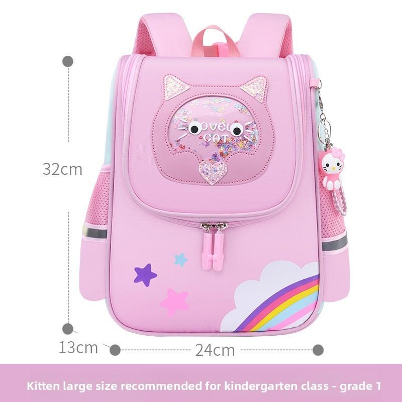 Sesame Baby Cartoon Space Backpack For Kids With Lightweight Oxford Material For School Use