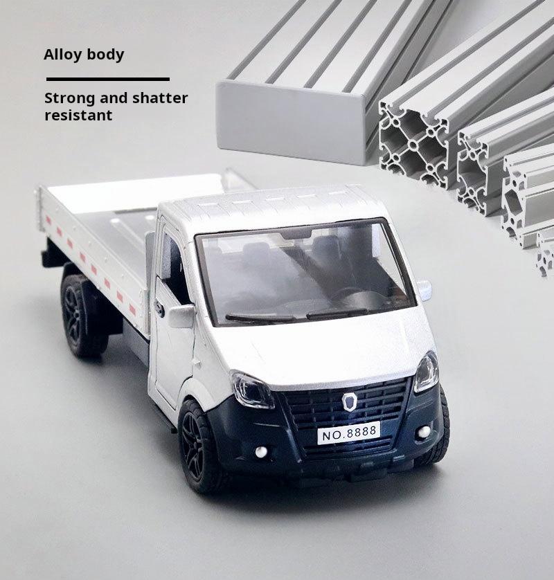 1/34 Legierung Kipper Einzelreihe LKW 3-Türer Rückzug Junge Spielzeugauto Kinder Transport LKW für Kinder Geburtstagsgeschenke