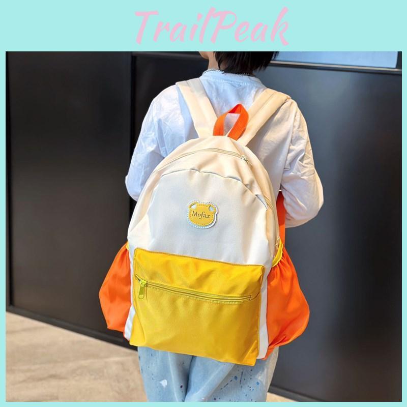 Childrens Nylon Backpack For Kindergarten With Breathable Straps For Daily Use