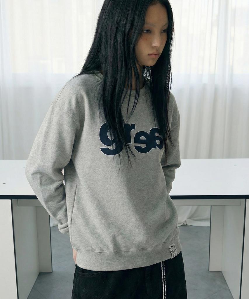 GRAVER [Unisex] Grey-S Basic Sweatshirt_Grey