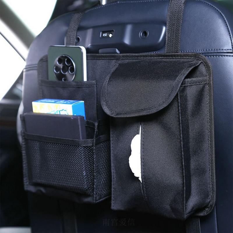 Backseat Car Organizer Vehicle Organizers Space Saving Design Multi-Functional Seat Back Protectors For Kids Travel