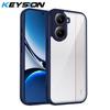 KEYSION Transparent Case for Xiaomi POCO X8 Pro Max Soft Silicone+PC HD Clear Simple Shockproof Phone Back Cover for POCO X8 Pro