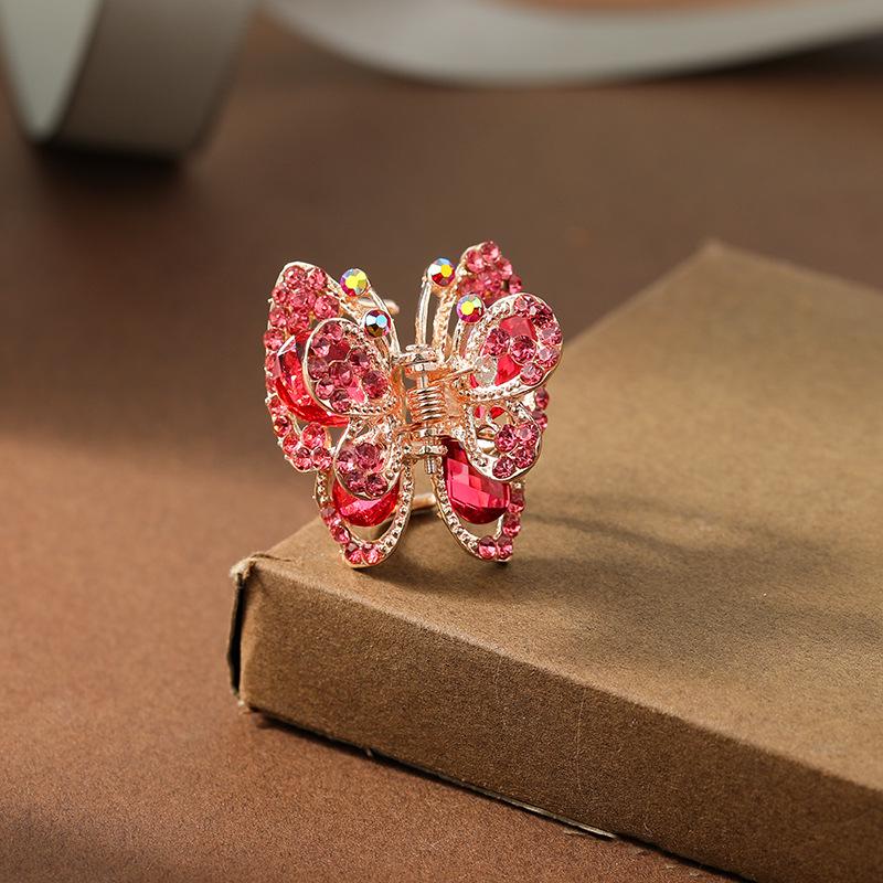 Mittelgroße Haarspange mit Strasssteinen im koreanischen Stil - Damen-Haarschmuck & Schmuck