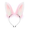 Zweidimensionales Handgemachtes Niedliches Plüsch Kaninchenohren Haaraccessoires Comic-Con Cosplay Requisiten Simulation Tierohren Stirnband Kopfbedeckung