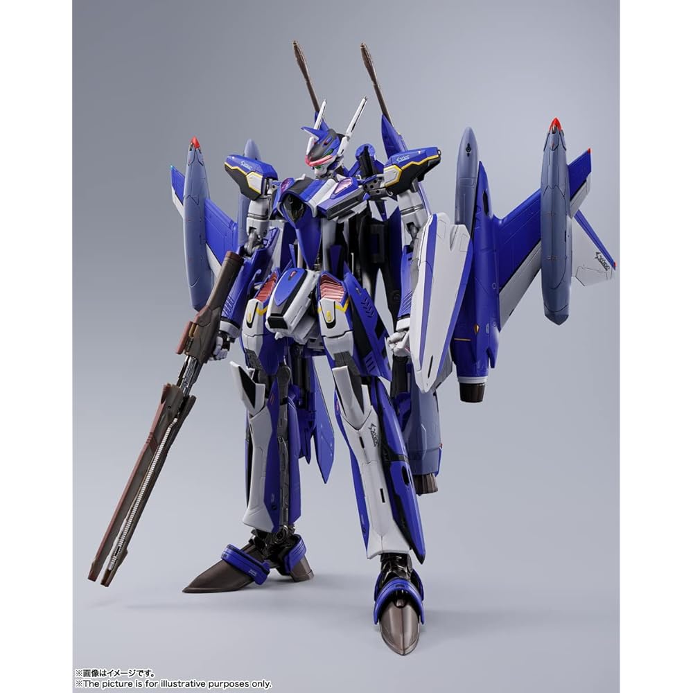 TAMASHII NATIONS DX Chogokin Macross Delta YF-29 Durandal Valkyrie Maximilian Genius Figure 220mm ABS Diecast Painted Action Figure