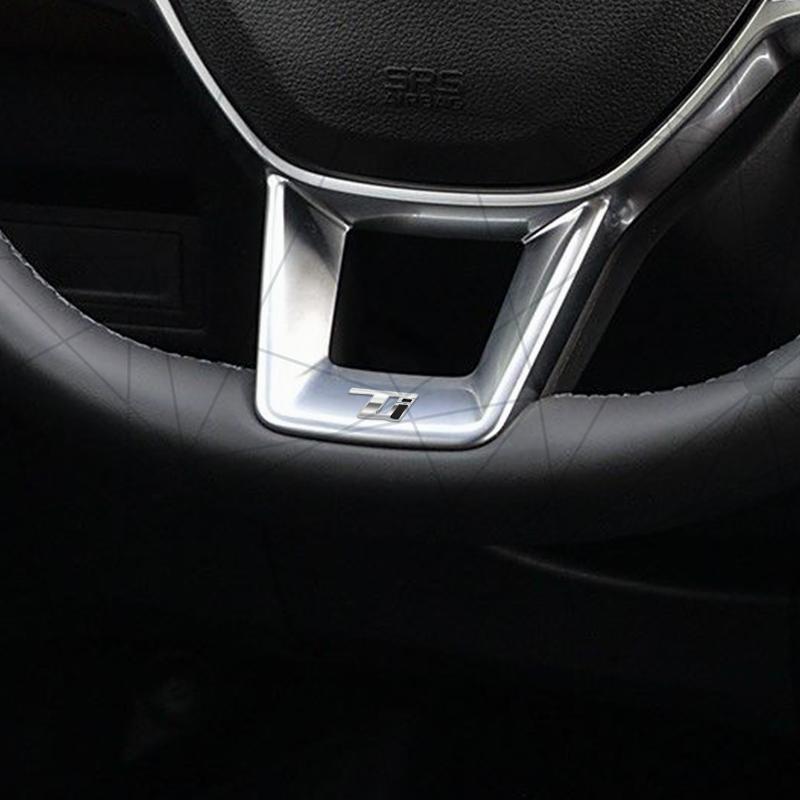 3D Metal TI VELOCE Edition Badge Car Steering Wheel Emblem Sticker LOGO Decor For Romeo Giulia Stelvio Giulietta Mito
