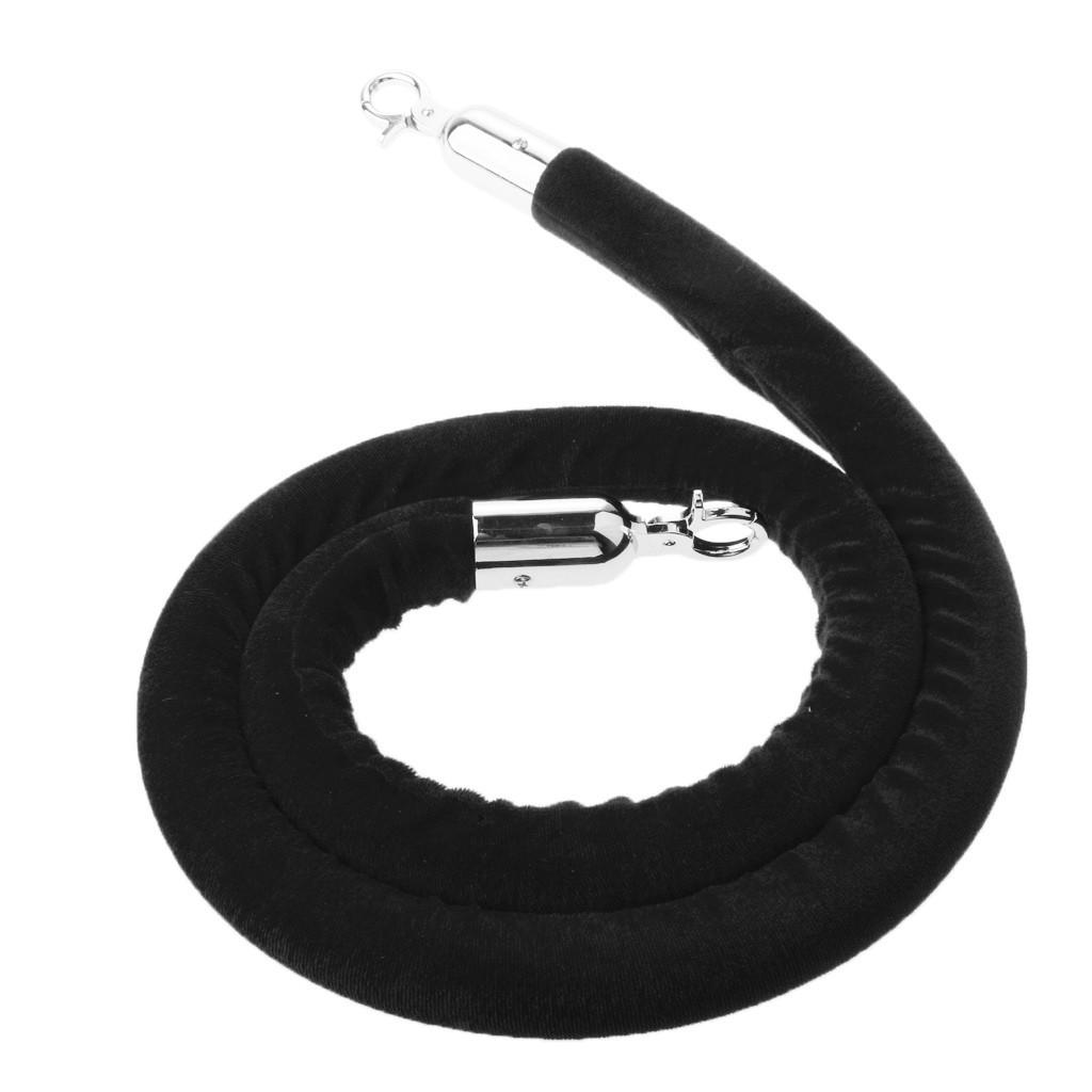 Stylish 60 Inch Red Velvet Crowd Control Rope for Queue Line Management