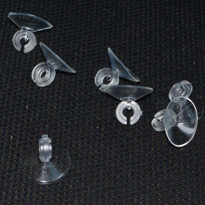 5pcs Aquarium Sucker Suction Cup For 4mm Air Line Pipe Tube Wire Holder Used Sucker For Glass Surface fish supples