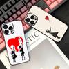 Graffiti-Künstler B-Banksy Handyhülle Für iPhone 16 15 14 13 12 11 PRO MAX PLUS Mini TPU Weich Hautfreundliche Hülle
