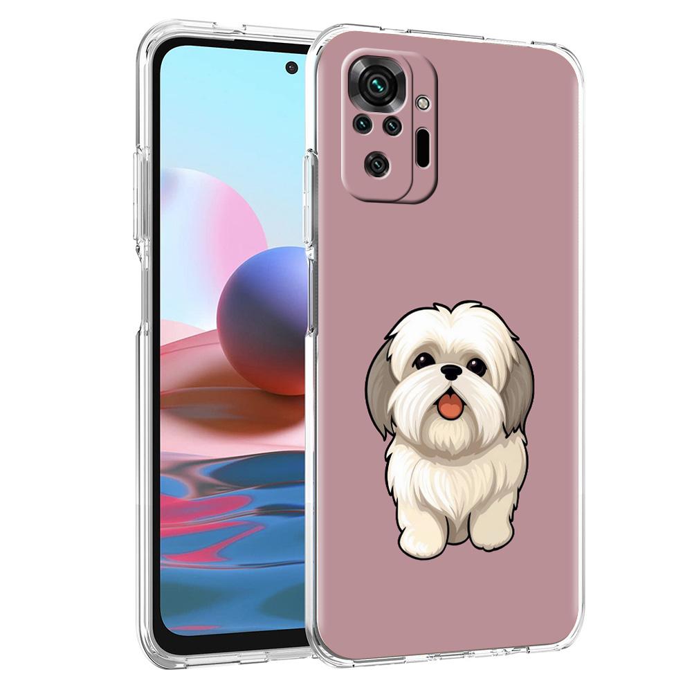 Phone Case For Xiaomi Redmi Note 15 14 5G 13 12 10 11 Pro Plus 4G 14C 13C 12C Soft TPU Cover Shih Tzu Painting Cute Animal