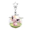 Eevee Acrylic Keychain Anime Cartoon Umbreon Jolteon Leafeon Sylveon Cute Character  Accessory  Backpack Pendant Decoration Gift