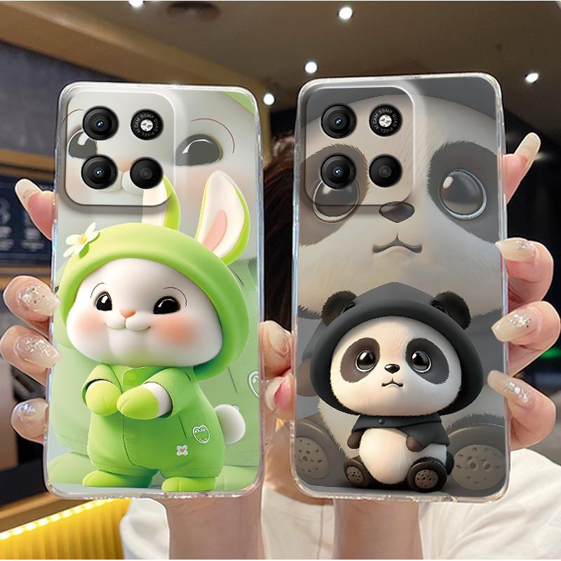 Case For Motorola Moto G15/G15 Power 4G Soft Silicone TPU Clear Shell Viral Painted Casing For Moto G75 5G Shockproof Cover