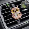 2D flat owl car vent clip decorative diffuser (fragrance not included), car interior decoration, aromatherapy clip, ideal for holiday gifts