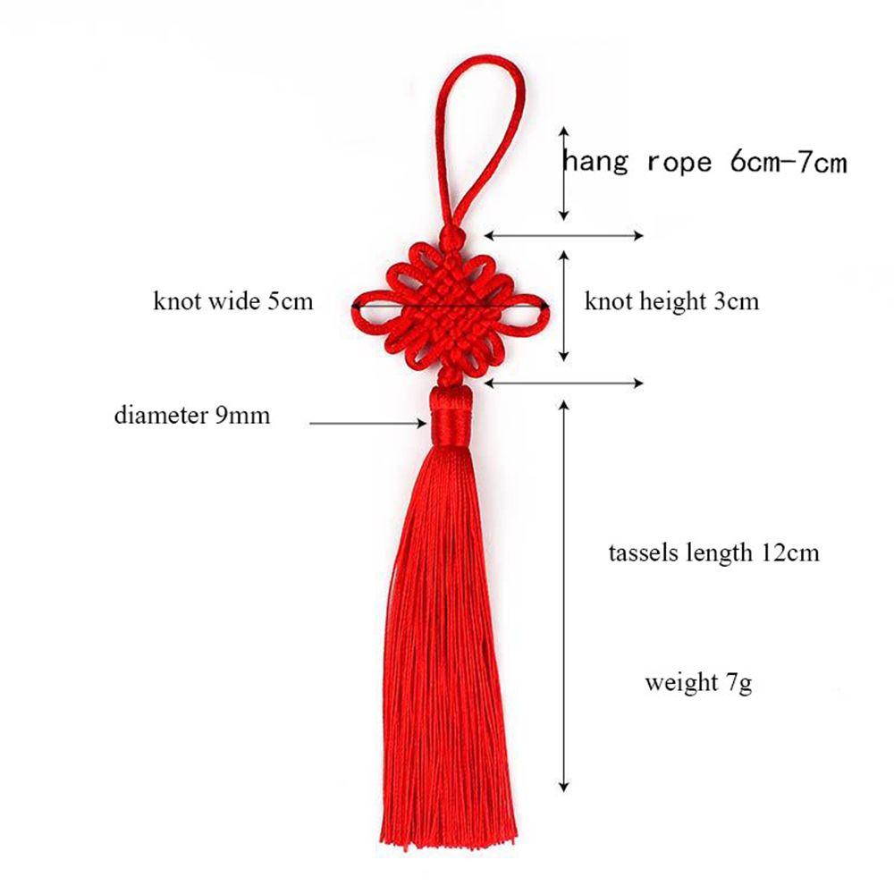 10pack Home Decor New Year 22 cm Pendant Chinese Knot Hanging Decorations Spring Festival Fortune Tassels