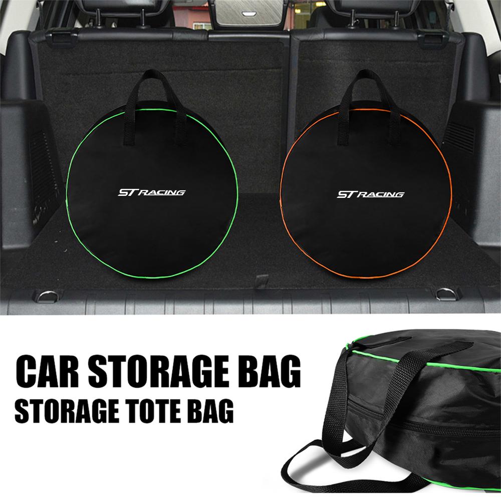 cvufy2 Car Oxford Cloth Trunk Large Capacity Storage Bag Organizer Auto Accessories For Ford Ranger Mustang Kuga Mondeo Fiesta Explorer