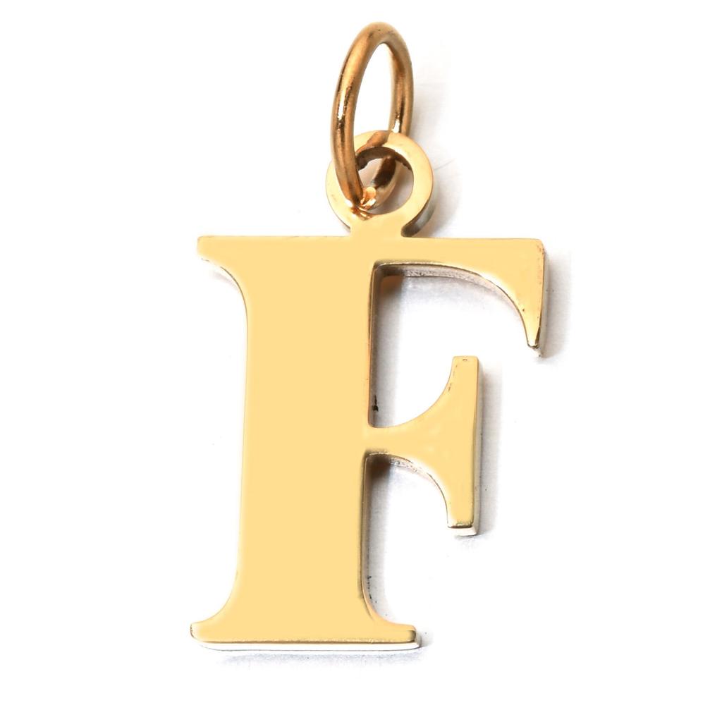 Handmade Stainless Steel English Letter Pendant - Non-Fading Charm
