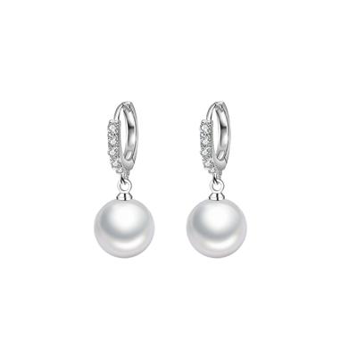 Pearl Earrings Natural Freshwater Pearl 925 Sterling Silver Earrings Pearl Jewelry For Wedding Gift