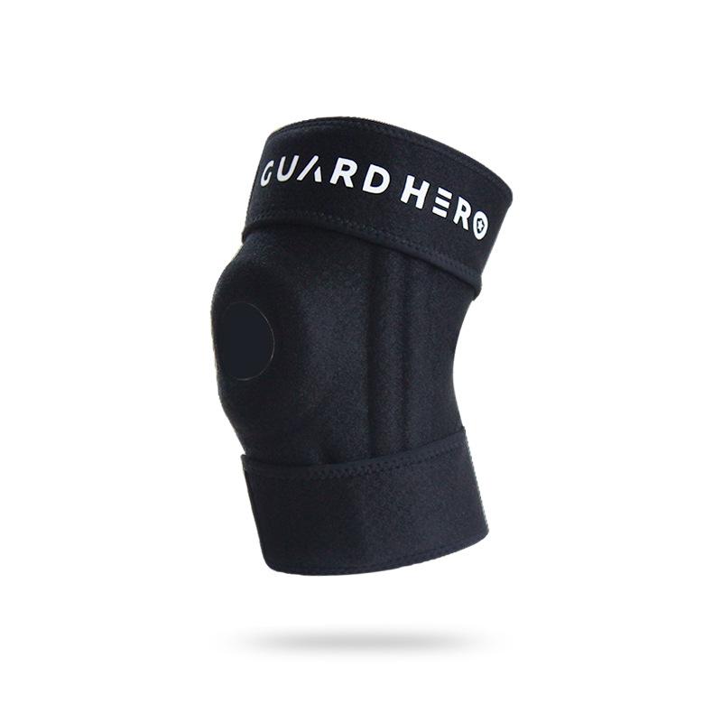 

Professional Outdoor Open Type Pressurized Running Protective Gear Spring Nylon Strap Sports Knee Pads Basketball Patella Belt Knee Pads One size