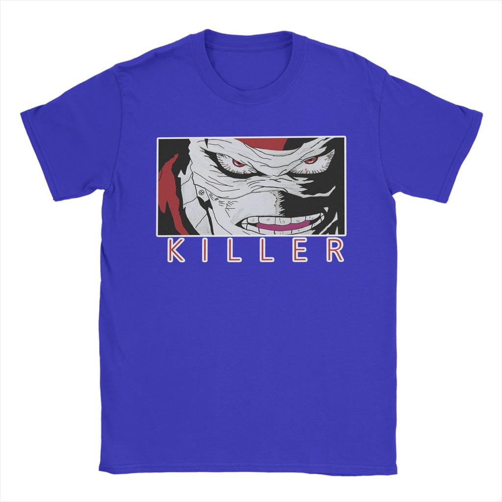 hero killer stain T Shirt for Men Cotton Hipster TShirts Crew Neck  Tees Short Sleeve Tops Plus Size
