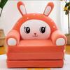 Foldable Cartoon Animal Plush Sofa Chair for Kids
