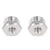2Pcs Cola Barrel Adapter Distributor Connector Male Thread G5/8 Female Thread 1/4MFL