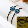Leuchtet im Dunkeln Schmetterling Sonne Mond Seil Armbänder für Damen Paare Passende Armbänder Freundschaft Leuchtender Schmuck Verstellbar