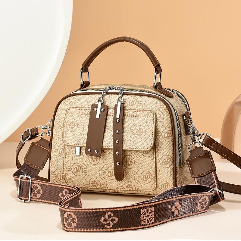 Popular Bag Women's 2025 New High-end Small Square Bag Pu Large-capacity Women's Handbag Versatile Women's Bag
