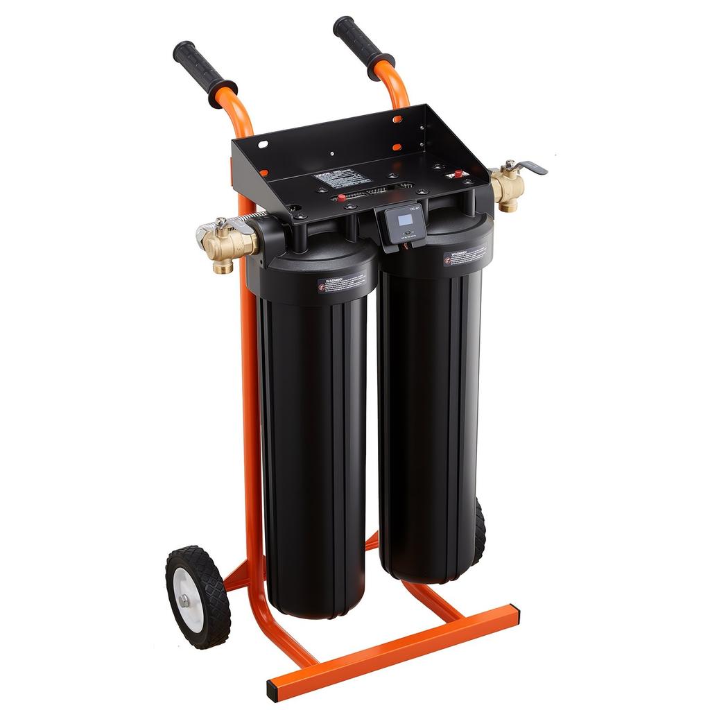 Deionized Water System for Car Wash, Spotless Car Wash Water System with 2 X 4L DI Resin, Bypass Valve & TDS Meter, Portable Sport-Free Water