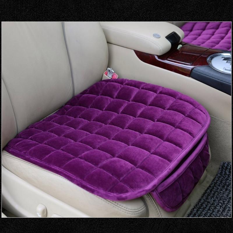 

Чехол на автомобильное сиденье, зимняя теплая подушка для сиденья, противоскользящая универсальная передняя дышащая подушка для сиденья автомобиля, автокресло